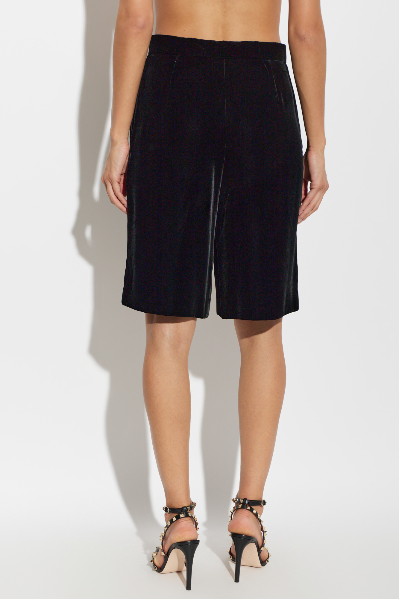 Valentino Garavani Velvet shorts | Women's | Vitkac